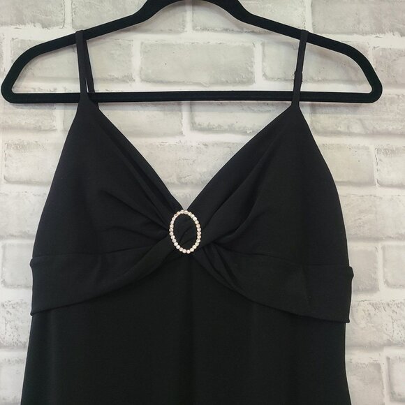 Inc International Concepts Caracas Black Sleeveless Dress Size Large NWT $119 - Picture 2 of 9